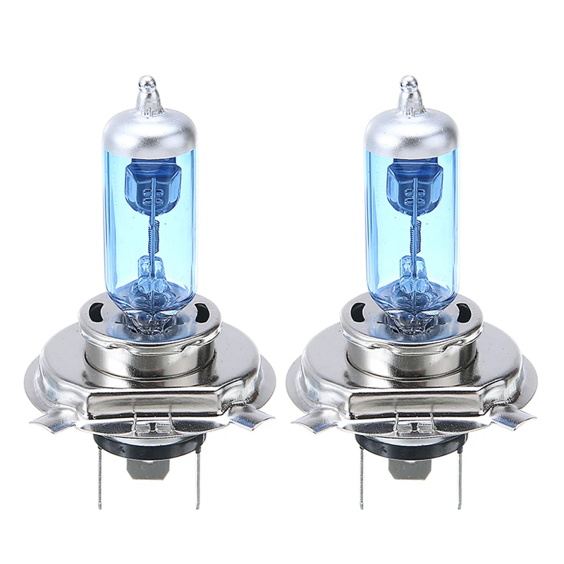 2pcs 12V 60/55W H4 Light Diamond Vision 5000K Super White Auto Headlight Lamp Blue Glass
2pcs 12V 60/55W H4 Light Diamond Vision 5000K Super White Auto Headlight Lamp Blue Glass