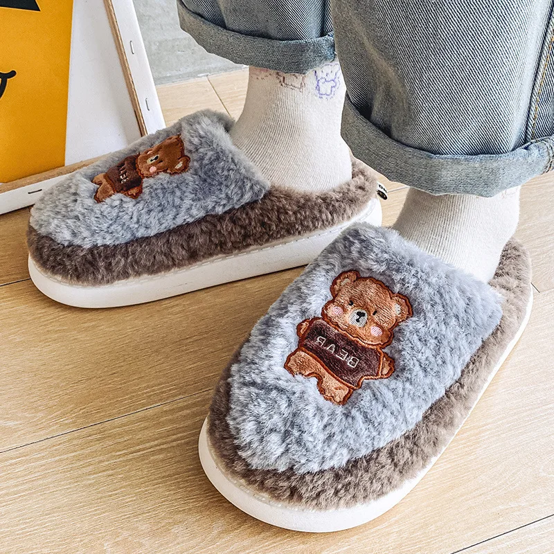 Cotton Slippers Women's Winter Indoor Home Cute Warm Slugged Bottom Non-Slip Couple Woolen Slipper Men's slippers women
Cotton Slippers Women's Winter Indoor Home Cute Warm Slugged Bottom Non-Slip Couple Woolen Slipper Men's slippers women