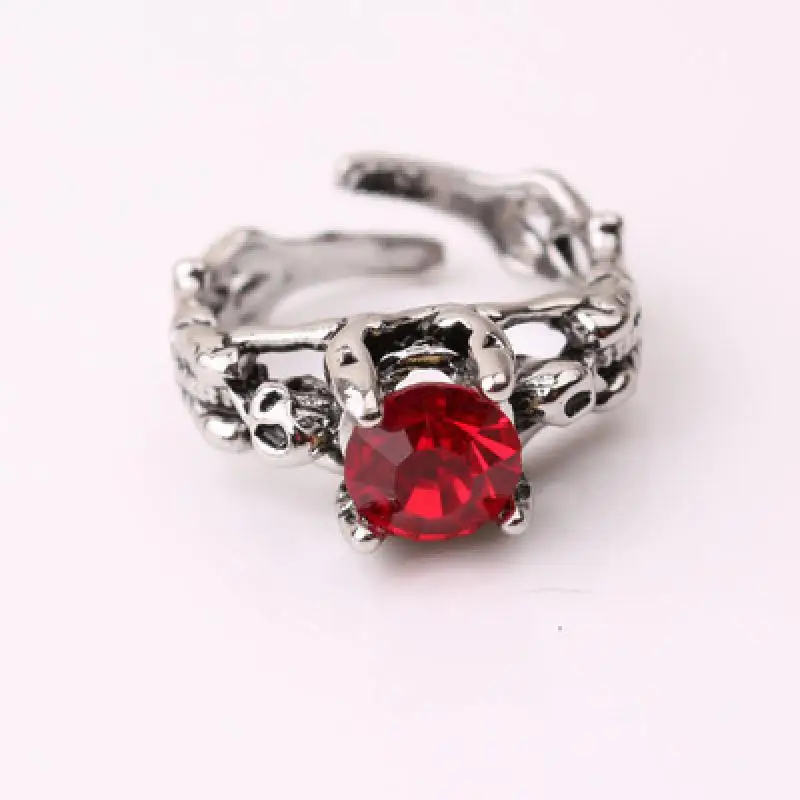 Punk Vintage Men Retro Rings Male Red Crystal Decoration Adjustable Design Finger Ring Jewelry Halloween Gifts
Punk Vintage Men Retro Rings Male Red Crystal Decoration Adjustable Design Finger Ring Jewelry Halloween Gifts