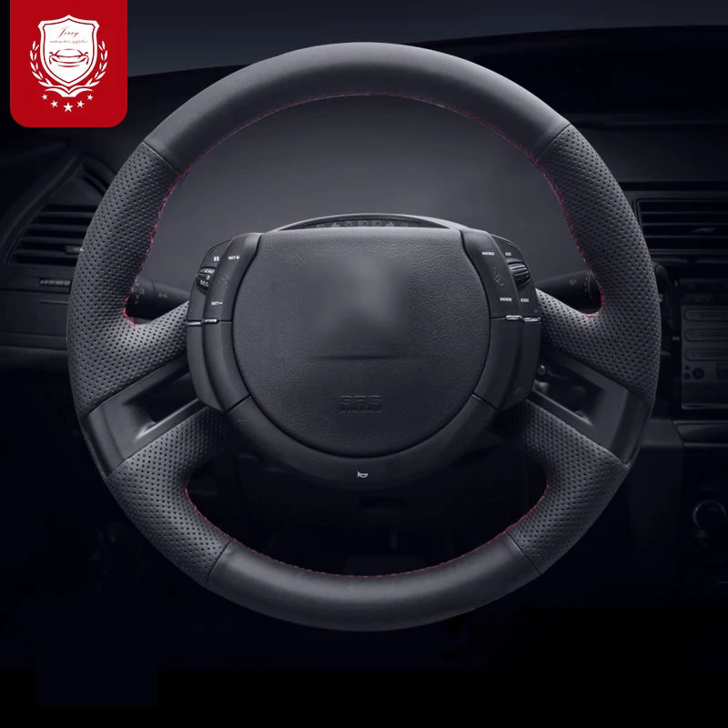 Для Citroen C-QUATRE C-Elysee C5 AIRCROSS C4L C5 чехол рулевого колеса автомобиля Нескользящая кожаная ручная строчка, автомобильные аксессуары
Для Citroen C-QUATRE C-Elysee C5 AIRCROSS C4L C5 чехол рулевого колеса автомобиля Нескользящая кожаная ручная строчка, автомобильные аксессуары