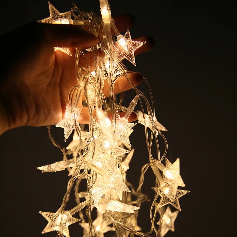 Fairy Lights Star LED String Lights Home Bedroom Birthday Party Garden Decoration Lights Outdoor Garland Lights Battery Box/USB
Fairy Lights Star LED String Lights Home Bedroom Birthday Party Garden Decoration Lights Outdoor Garland Lights Battery Box/USB