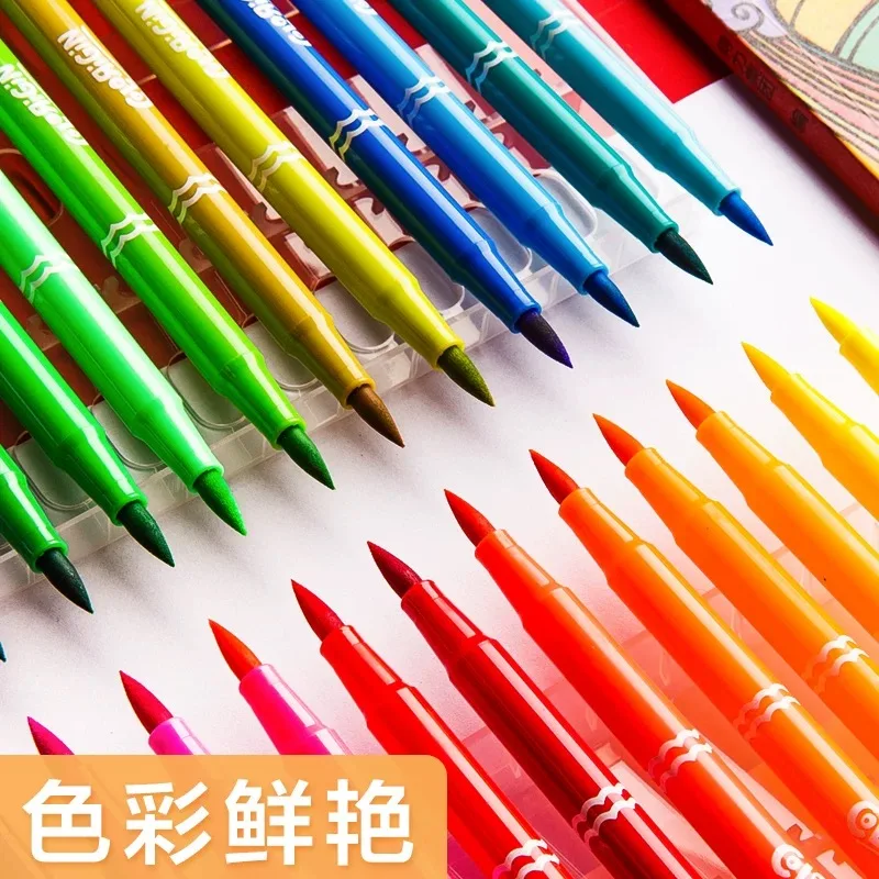 12/24/36/48 Set Deli Soft Head Watercolor Pen Eraserable Set Washable Color Pen for Children Beginner Baby Safe Color Pen
12/24/36/48 Set Deli Soft Head Watercolor Pen Eraserable Set Washable Color Pen for Children Beginner Baby Safe Color Pen