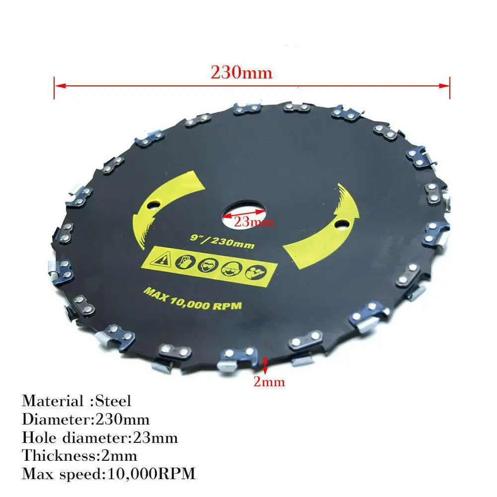 9 "Cutter Chainsaw Tooth Trimmer Blades Replacement Right Angle Weed Brush Cutter Head Lawn Mower Garden Power Tool Accessories
9 "Cutter Chainsaw Tooth Trimmer Blades Replacement Right Angle Weed Brush Cutter Head Lawn Mower Garden Power Tool Accessories