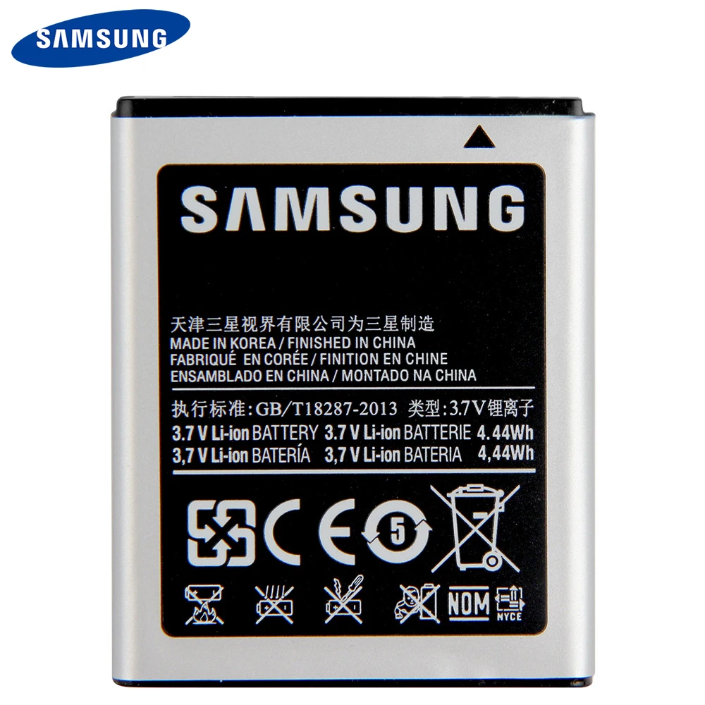 Оригинальный аккумулятор Samsung EB494353VU EB494353VA S5330 S5232 C6712 S5750 GT S5570 i559 сменные батареи