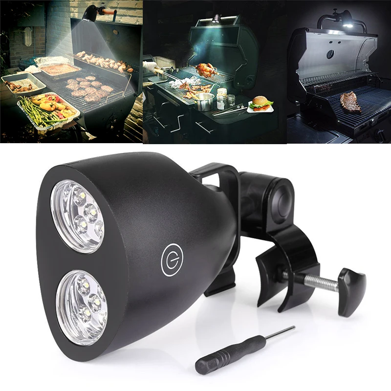 Outdoor BBQ Grill Barbecue Light 360 Degree Rotating Outdoor Camping Riding Lamp BBQ Accessories
Outdoor BBQ Grill Barbecue Light 360 Degree Rotating Outdoor Camping Riding Lamp BBQ Accessories