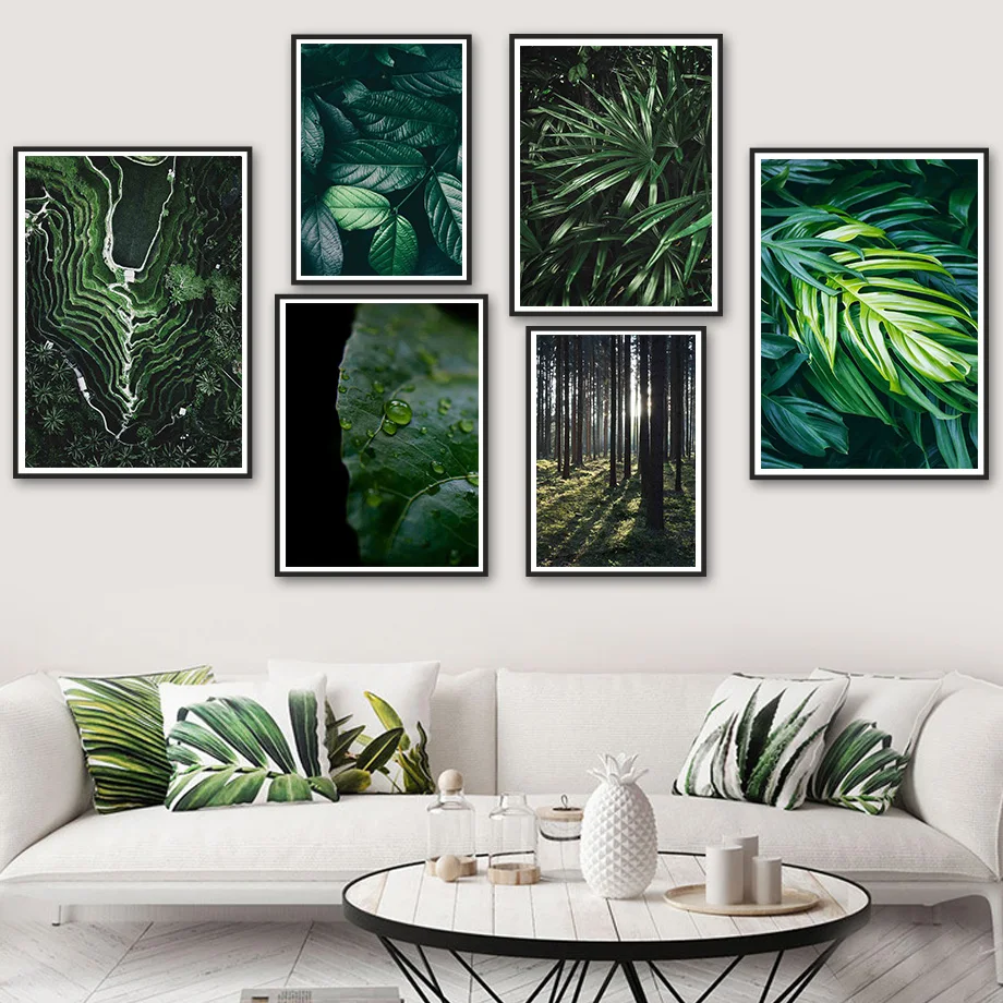 Palm Leaf Monstera Forest Green Terraces Wall Art Canvas Painting Nordic Posters And Prints Wall Pictures For Living Room Decor
Palm Leaf Monstera Forest Green Terraces Wall Art Canvas Painting Nordic Posters And Prints Wall Pictures For Living Room Decor
