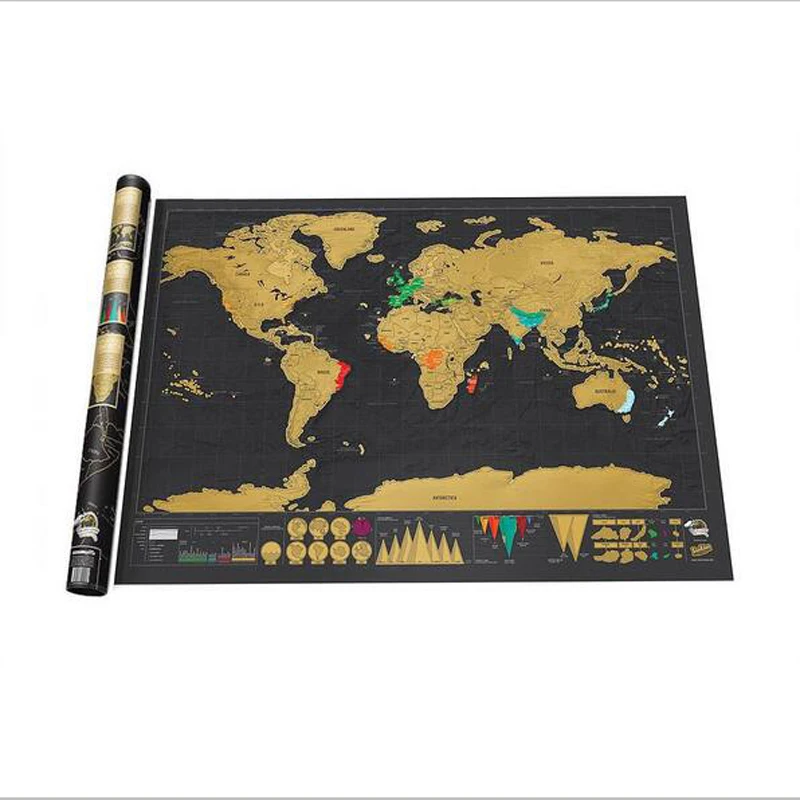 Deluxe Erase World Travel Map Scratch Off World Map Travel Scratch For Map 82.5x59.4cm Room Home Office Decoration Wall Stickers
Deluxe Erase World Travel Map Scratch Off World Map Travel Scratch For Map 82.5x59.4cm Room Home Office Decoration Wall Stickers