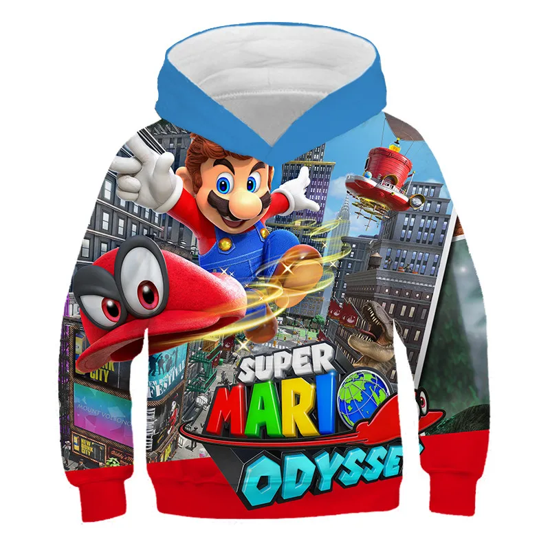 2020 autumn and winter Boys Girls funny mario Hoodie cartoon Sweatshirt hot sale fashion Hooded Sweatshirt print Clothes 4-14Y
2020 autumn and winter Boys Girls funny mario Hoodie cartoon Sweatshirt hot sale fashion Hooded Sweatshirt print Clothes 4-14Y