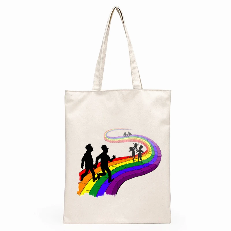 Gay Pride Lesbian Rainbow Lgbt Love Is Love Lgbt Fashion Style Women Shoulder Bags Shopping Handbags Bags Girls Tote Handbag
Gay Pride Lesbian Rainbow Lgbt Love Is Love Lgbt Fashion Style Women Shoulder Bags Shopping Handbags Bags Girls Tote Handbag