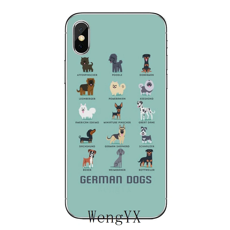 cartoon The World Breeds Cute Dog cover case For Samsung Galaxy S10e Lite S9 S8 S7 S6 edge Plus S5 S4 S3 Note 10 9 8 5 4 mini | Мобильные