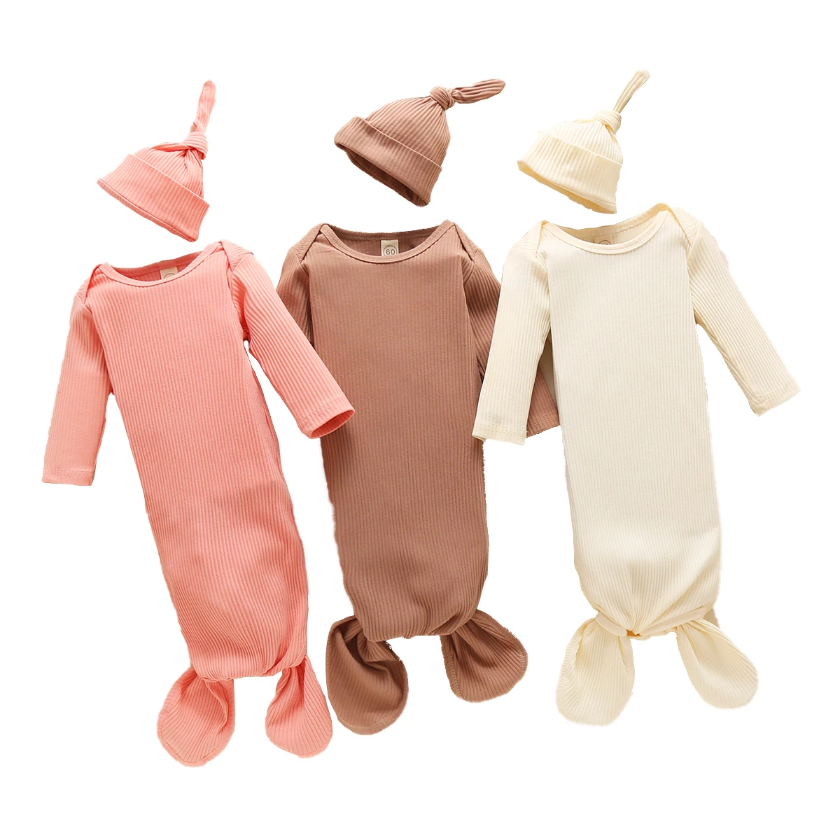 2020 Fall Newborn Baby Girls Clothing Set Long Sleeve O-neck Knitted Sleeping Bag Infant Solid Color Sleeping Pocket + Hat 0-3M 
2020 Fall Newborn Baby Girls Clothing Set Long Sleeve O-neck Knitted Sleeping Bag Infant Solid Color Sleeping Pocket + Hat 0-3M