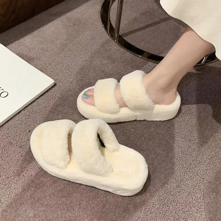 2020 hot Furry Slippers Women Summer 2020 Casual Outdoor Wild Flat Slippers Female Fluffy Home Flip Flop Slides Size 35-40
2020 hot Furry Slippers Women Summer 2020 Casual Outdoor Wild Flat Slippers Female Fluffy Home Flip Flop Slides Size 35-40