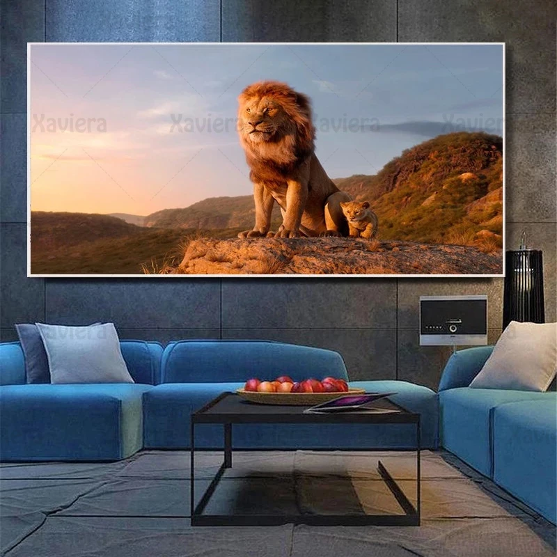 Lion Landscape Canvas Art Painting Modern Poster and Print Animal Lion Picture Home Decoration for Living Room Dining Room Mural
Lion Landscape Canvas Art Painting Modern Poster and Print Animal Lion Picture Home Decoration for Living Room Dining Room Mural
