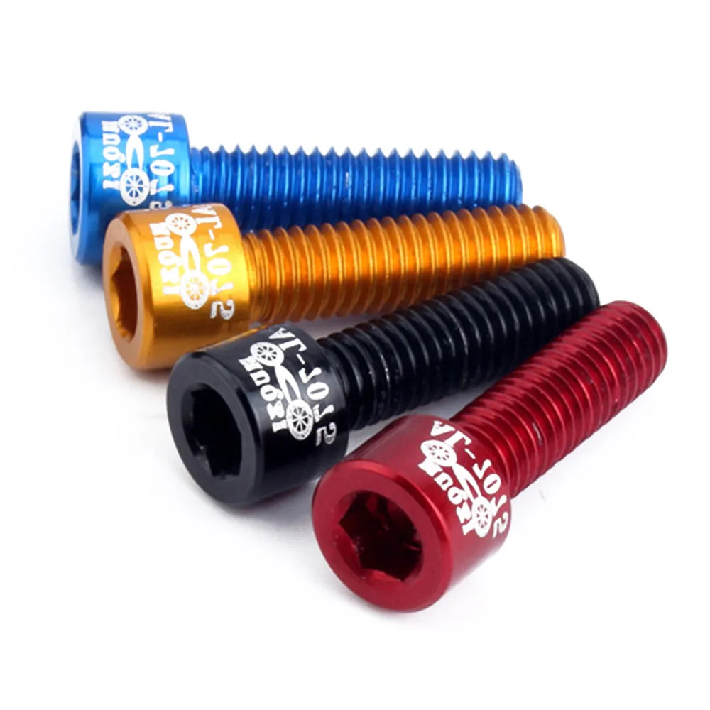 4Pcs Bicycle Handlebar Stem Screw Aluminum Alloy Mountain Road Fixed Gear Stem Riser Bolts
4Pcs Bicycle Handlebar Stem Screw Aluminum Alloy Mountain Road Fixed Gear Stem Riser Bolts