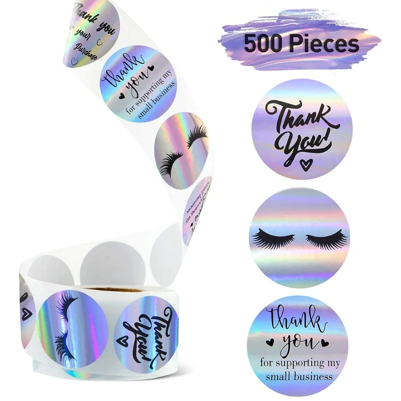 500pcs Thank You for supporting My Small Business Stickers Eyelash Seal Labels Handmade Adhesive Sticker
500pcs Thank You for supporting My Small Business Stickers Eyelash Seal Labels Handmade Adhesive Sticker