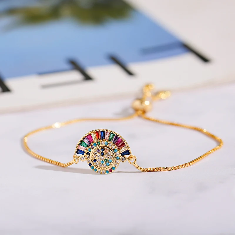 Classic Bracelets Bangles For Women Bijoux Femme 2020 Trendy Semicircle Zircon Copper Charm Bracelet
Classic Bracelets Bangles For Women Bijoux Femme 2020 Trendy Semicircle Zircon Copper Charm Bracelet