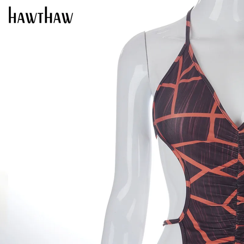 Hawthaw Women Autumn Summer Sleeveless V Neck Printed Hollow Out Bodycon Jumpsuit Overall 2020 Female Clothing Streetwear
Hawthaw Women Autumn Summer Sleeveless V Neck Printed Hollow Out Bodycon Jumpsuit Overall 2020 Female Clothing Streetwear