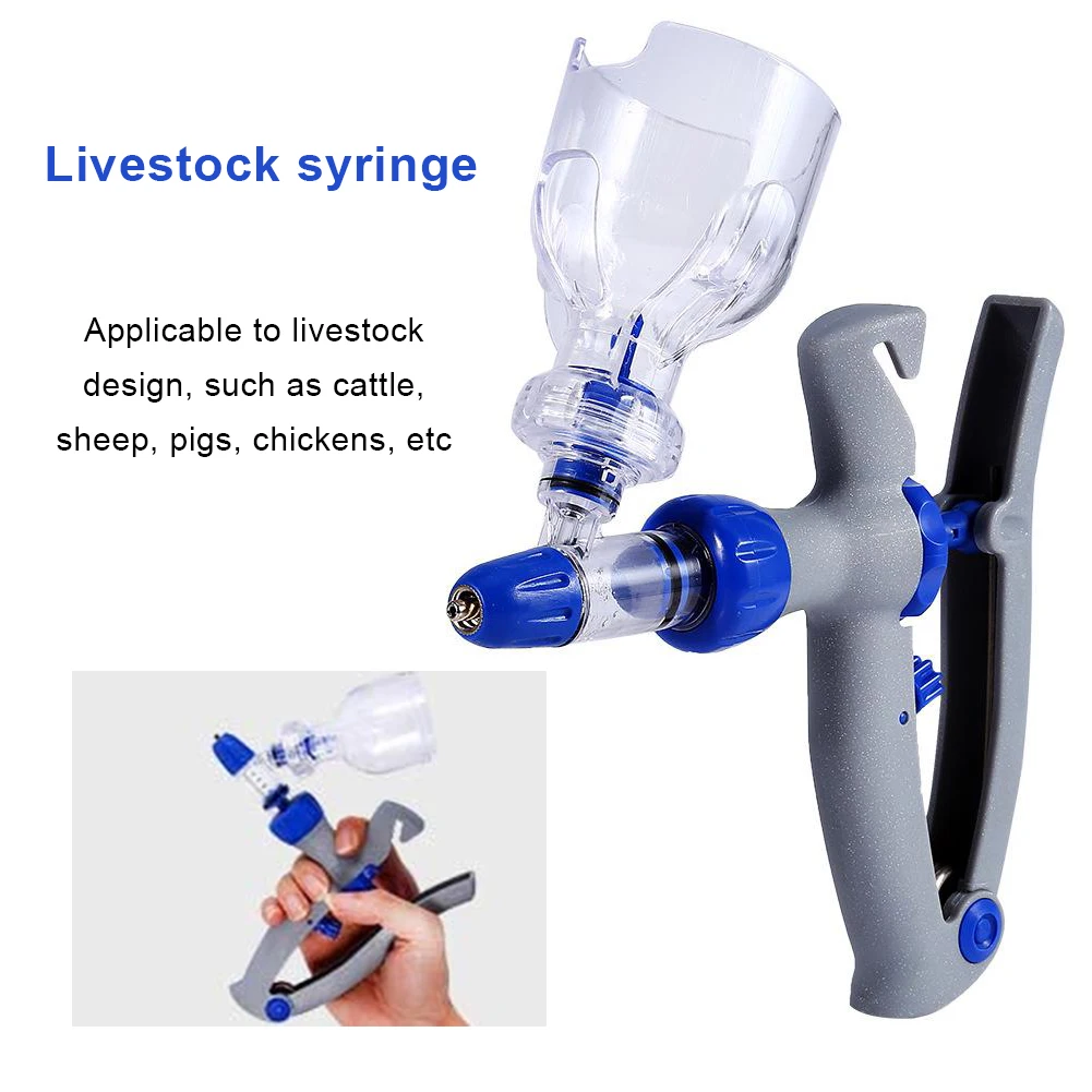 1pcs 5ml Syringe Veterinary Continuous Injector Vaccine Injection Poultry Adjustable Automatic For Chicken Duck Pig cow sheep
1pcs 5ml Syringe Veterinary Continuous Injector Vaccine Injection Poultry Adjustable Automatic For Chicken Duck Pig cow sheep