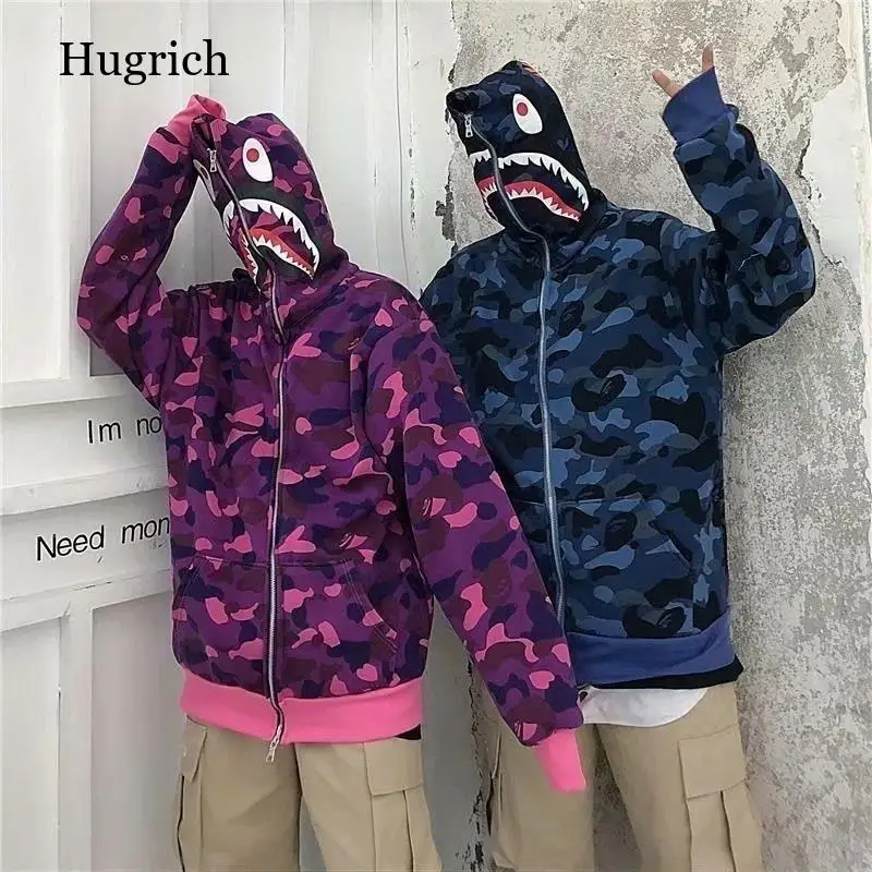 Shark Camouflage Hoodie Men Women Japanese Trend Casual Loose Harajuku Pullover Couples Pullover 2021
Shark Camouflage Hoodie Men Women Japanese Trend Casual Loose Harajuku Pullover Couples Pullover 2021
