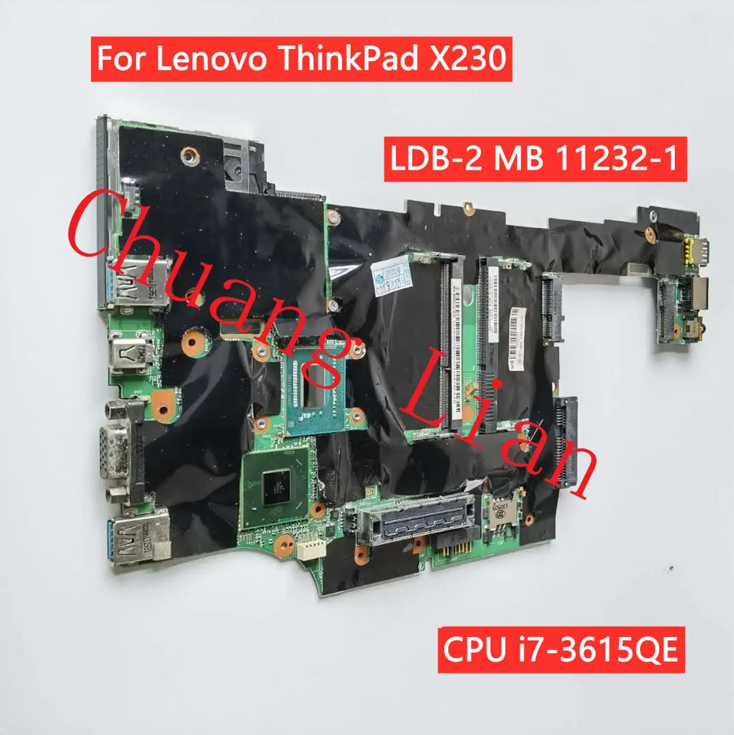 LDB 2 MB 11232 1 для Lenovo ThinkPad X230 X230i материнская плата ноутбука с центральным