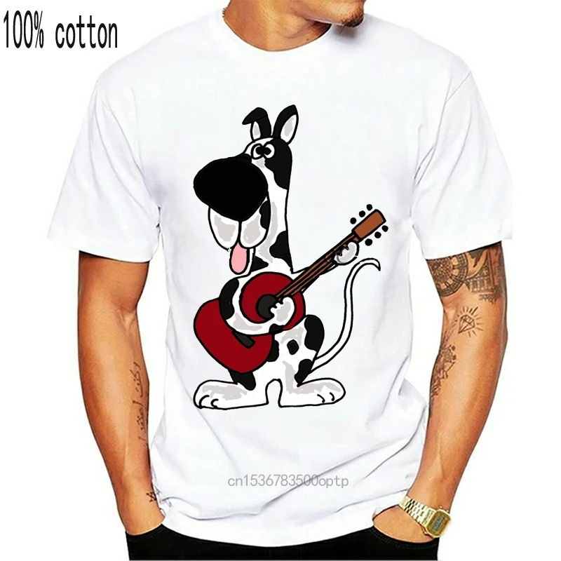 Great Dane Playing Guitar T-shirt For Men Dropshipping Summer Short Sleeve Cotton Plus Size Custom Team Tee 4XL 5XL 6XL
Great Dane Playing Guitar T-shirt For Men Dropshipping Summer Short Sleeve Cotton Plus Size Custom Team Tee 4XL 5XL 6XL