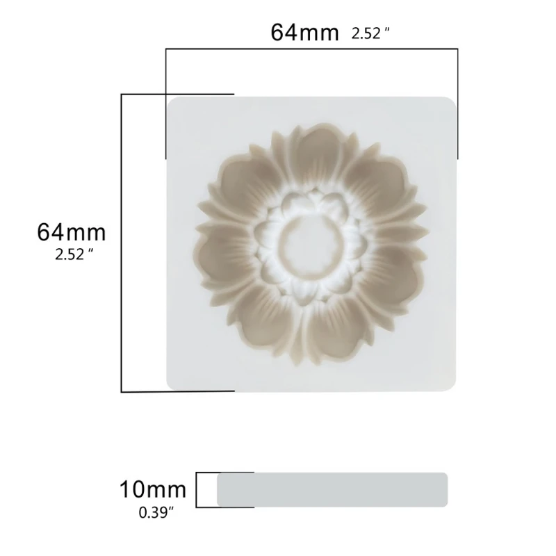 Handmade Cute Resin Flower Pendant Silicone Resin Casting Mold Floral Pendant Keychain Resin Jewelry Making Tools Crafts M17
Handmade Cute Resin Flower Pendant Silicone Resin Casting Mold Floral Pendant Keychain Resin Jewelry Making Tools Crafts M17