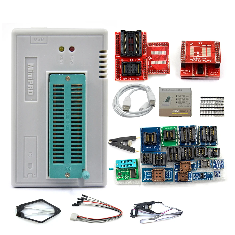 Оригинальный V11.9 Minipro TL866II Plus USB программатор с поддержкой 16000 + IC SPI Flash NAND EEPROM MCU PIC AVR высокое качество
Оригинальный V11.9 Minipro TL866II Plus USB программатор с поддержкой 16000 + IC SPI Flash NAND EEPROM MCU PIC AVR высокое качество