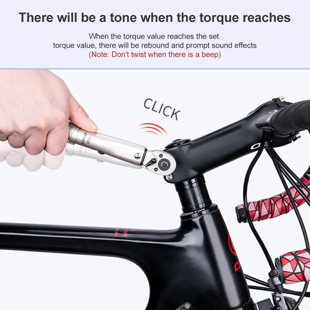 Alloy Steel Clear Scaled With Adapter Torque Wrench Set Adjustable Maintenance Cycling Professional 2 To 24NM Bicycle Repair
Alloy Steel Clear Scaled With Adapter Torque Wrench Set Adjustable Maintenance Cycling Professional 2 To 24NM Bicycle Repair
