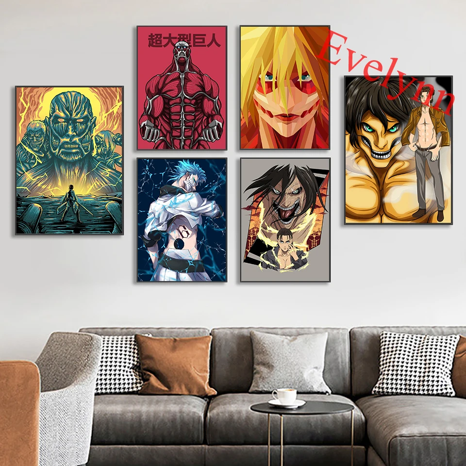 Japanese Anime Attack On Titan Wall Art Poster Children Room Decor Canvas Modern Home Decor Living Room Cuadros Prints
Japanese Anime Attack On Titan Wall Art Poster Children Room Decor Canvas Modern Home Decor Living Room Cuadros Prints