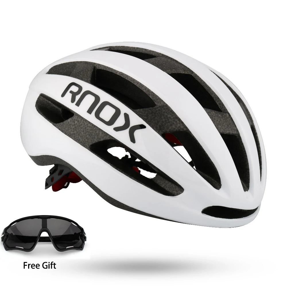 RNOX Air Aero Cycling Helmet For Men Women MTB Racing Road Bike EPS Ultralight Helmet Casco Ciclismo Bicycle Cap with 1 glasses
RNOX Air Aero Cycling Helmet For Men Women MTB Racing Road Bike EPS Ultralight Helmet Casco Ciclismo Bicycle Cap with 1 glasses