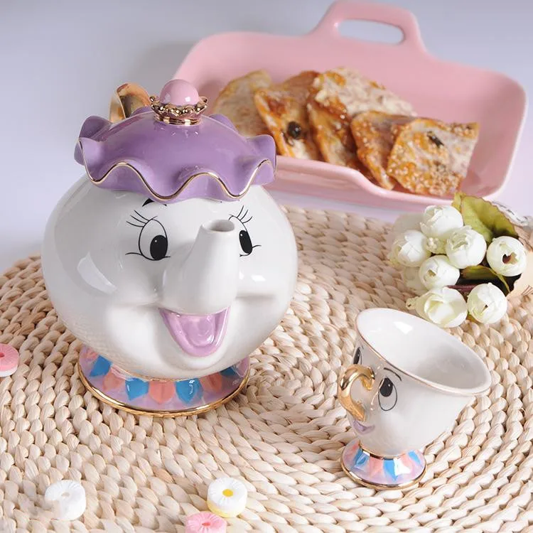 New Cartoon Beauty And The Beast Teapot Mug Mrs Potts Chip Tea Pot Cup One Set Lovely Christmas Gift Fast Post
New Cartoon Beauty And The Beast Teapot Mug Mrs Potts Chip Tea Pot Cup One Set Lovely Christmas Gift Fast Post