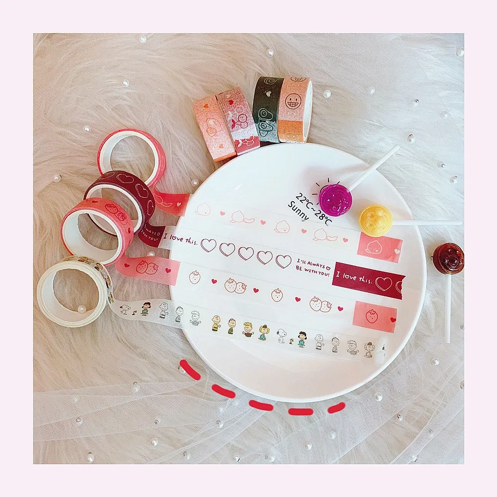 Creative Washi Tape Decorative Masking Tape Arts Crafts Tape Stickers for Scrapbooking Diary Planner Semi-transparent Washi Tape
Creative Washi Tape Decorative Masking Tape Arts Crafts Tape Stickers for Scrapbooking Diary Planner Semi-transparent Washi Tape