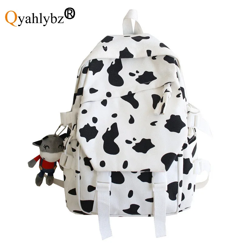 Qyahlybz cow print school bag female ins cute college boys high school shoulder bags harajuku teenagers girls backpack
Qyahlybz cow print school bag female ins cute college boys high school shoulder bags harajuku teenagers girls backpack