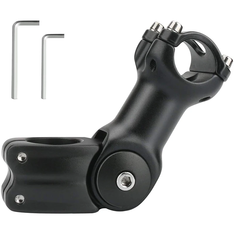 31.8/25.4mm Bike Stem110mm -60°~+60° Adjustable MTB Stem Bicycle Handlebar Stem Riser Extender with 2 Hex Keys Aluminum Alloy
31.8/25.4mm Bike Stem110mm -60°~+60° Adjustable MTB Stem Bicycle Handlebar Stem Riser Extender with 2 Hex Keys Aluminum Alloy