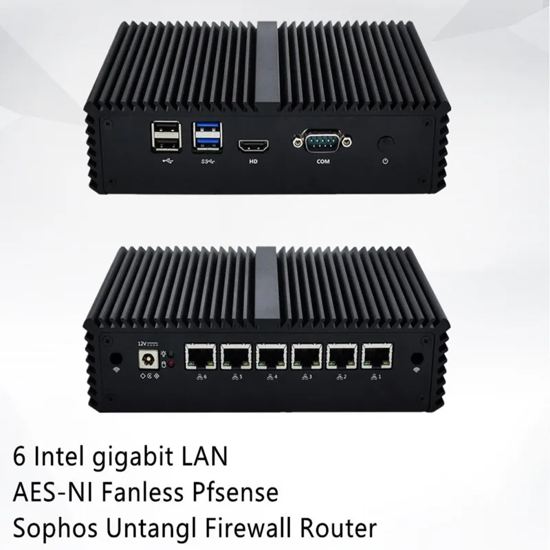 oQotom – micro PC q555g6 q575g6 with 7e core i5-7200u / i7-7500u, 6-port Gigabit NIC, pfsense Sophos untangle fan, firewall
oQotom – micro PC q555g6 q575g6 with 7e core i5-7200u / i7-7500u, 6-port Gigabit NIC, pfsense Sophos untangle fan, firewall