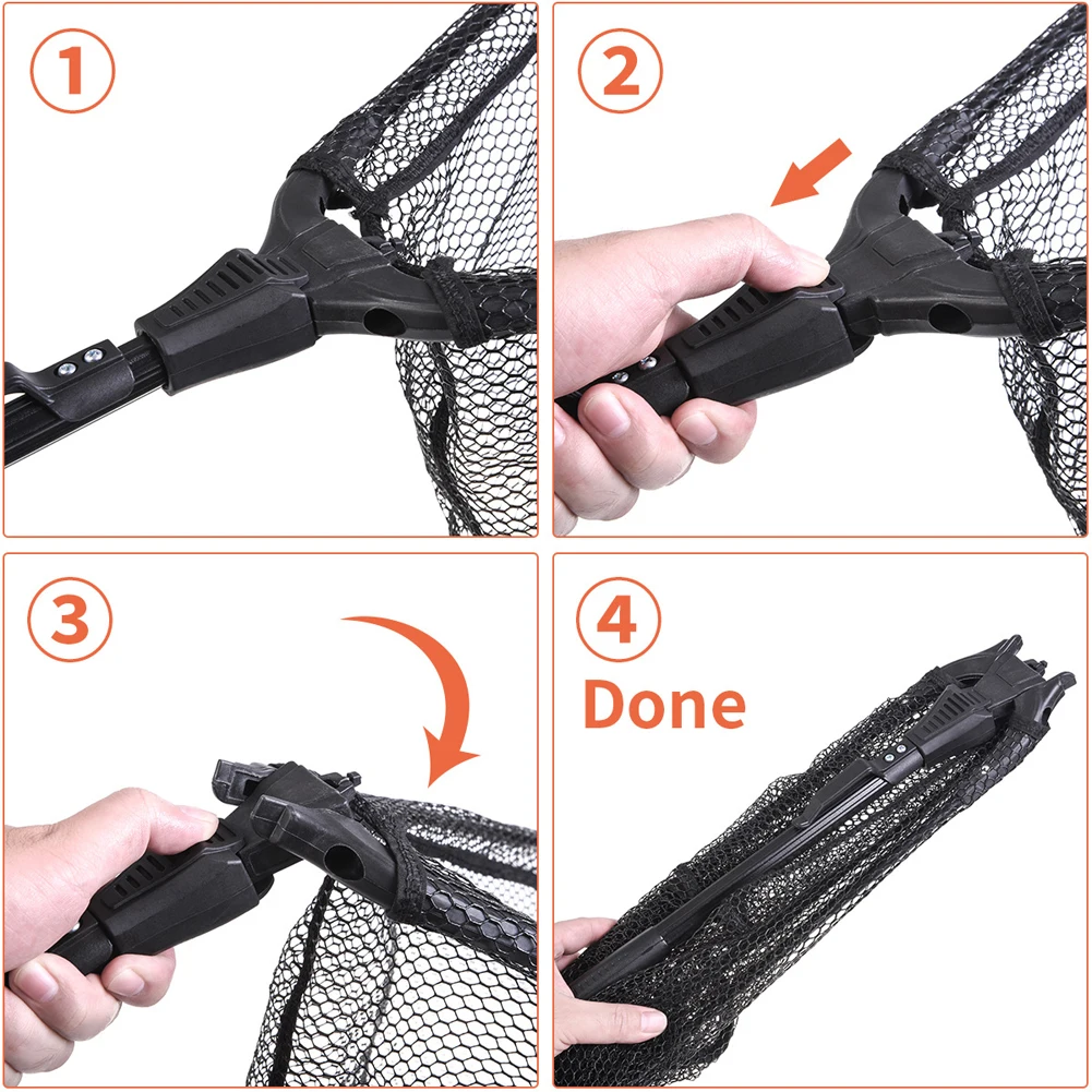 Retractable Foldable Fishing Net Aluminum Alloy Handle Telescope Folding Triangle Landing Mesh Net for Fly Fishing
Retractable Foldable Fishing Net Aluminum Alloy Handle Telescope Folding Triangle Landing Mesh Net for Fly Fishing