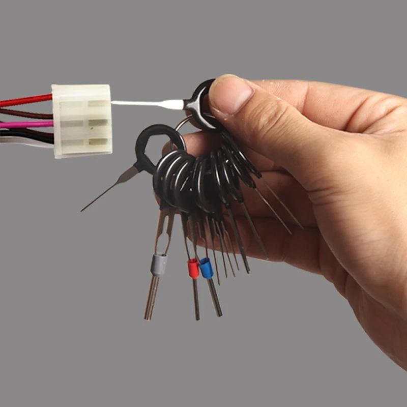 11PCS Terminal Removal Tool Car Electrical Wiring Crimp Connector Pin Extractor Kit
11PCS Terminal Removal Tool Car Electrical Wiring Crimp Connector Pin Extractor Kit
