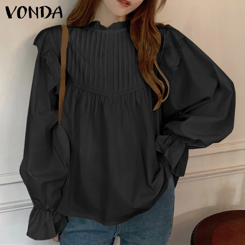 Party Blouse VONDA 2021 Women Casual O Neck Long Lantern Sleeve Solid Shirts Plus Size Bohemian Blusas Beach Tops Ladies Blouses
Party Blouse VONDA 2021 Women Casual O Neck Long Lantern Sleeve Solid Shirts Plus Size Bohemian Blusas Beach Tops Ladies Blouses