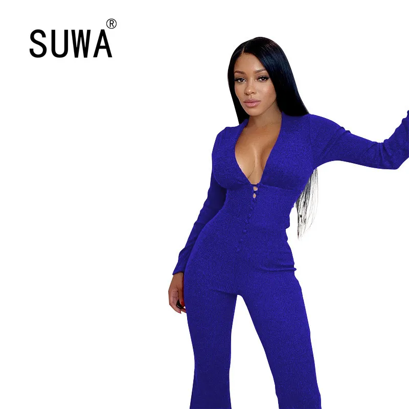 2021 New Arrival Slits Hollow Out Skinny Bandage Jumpsuit Overalls For Women Deep V Neck Long Sleeve Sexy Party Catsuits
2021 New Arrival Slits Hollow Out Skinny Bandage Jumpsuit Overalls For Women Deep V Neck Long Sleeve Sexy Party Catsuits