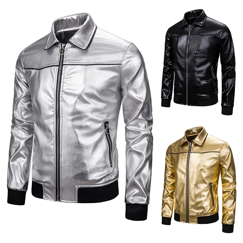 Men Fashion Gold silver black streetwear Night Club Jacket Hip hop Singer dancer stage performances male Slim casual Jacket coat
Men Fashion Gold silver black streetwear Night Club Jacket Hip hop Singer dancer stage performances male Slim casual Jacket coat