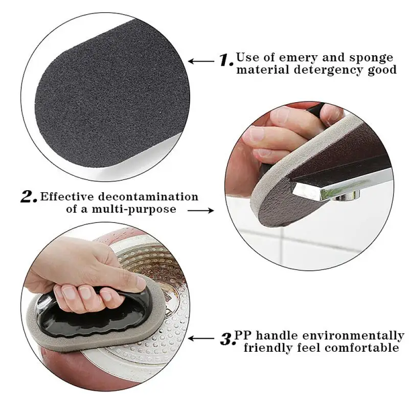 1pcs Alumina Emery Sponge Brush With Handle Powerful Decontamination Rust Cleaning Brush Kitchen Cleaning Tool
1pcs Alumina Emery Sponge Brush With Handle Powerful Decontamination Rust Cleaning Brush Kitchen Cleaning Tool