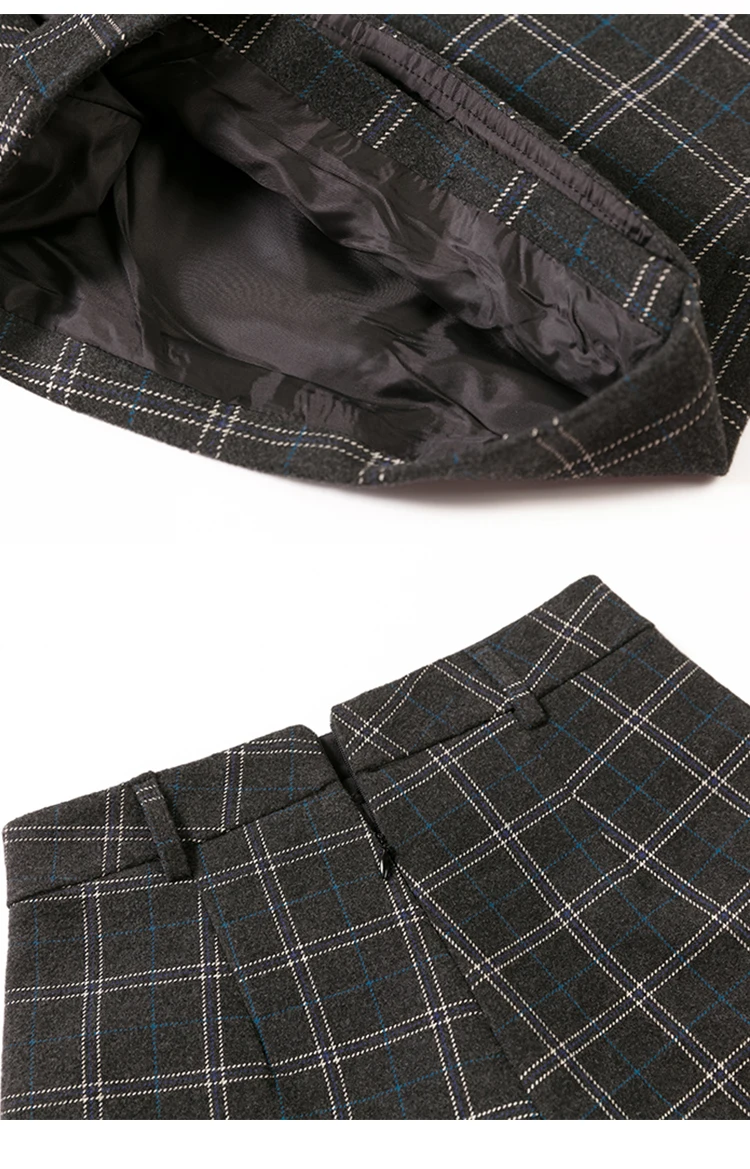 Fashion Winter Plaid Wool Shorts Women High Waist Wide Leg Woolen Shorts Ladies Elegant Office Work Booty Skirt Shorts Femme
Fashion Winter Plaid Wool Shorts Women High Waist Wide Leg Woolen Shorts Ladies Elegant Office Work Booty Skirt Shorts Femme