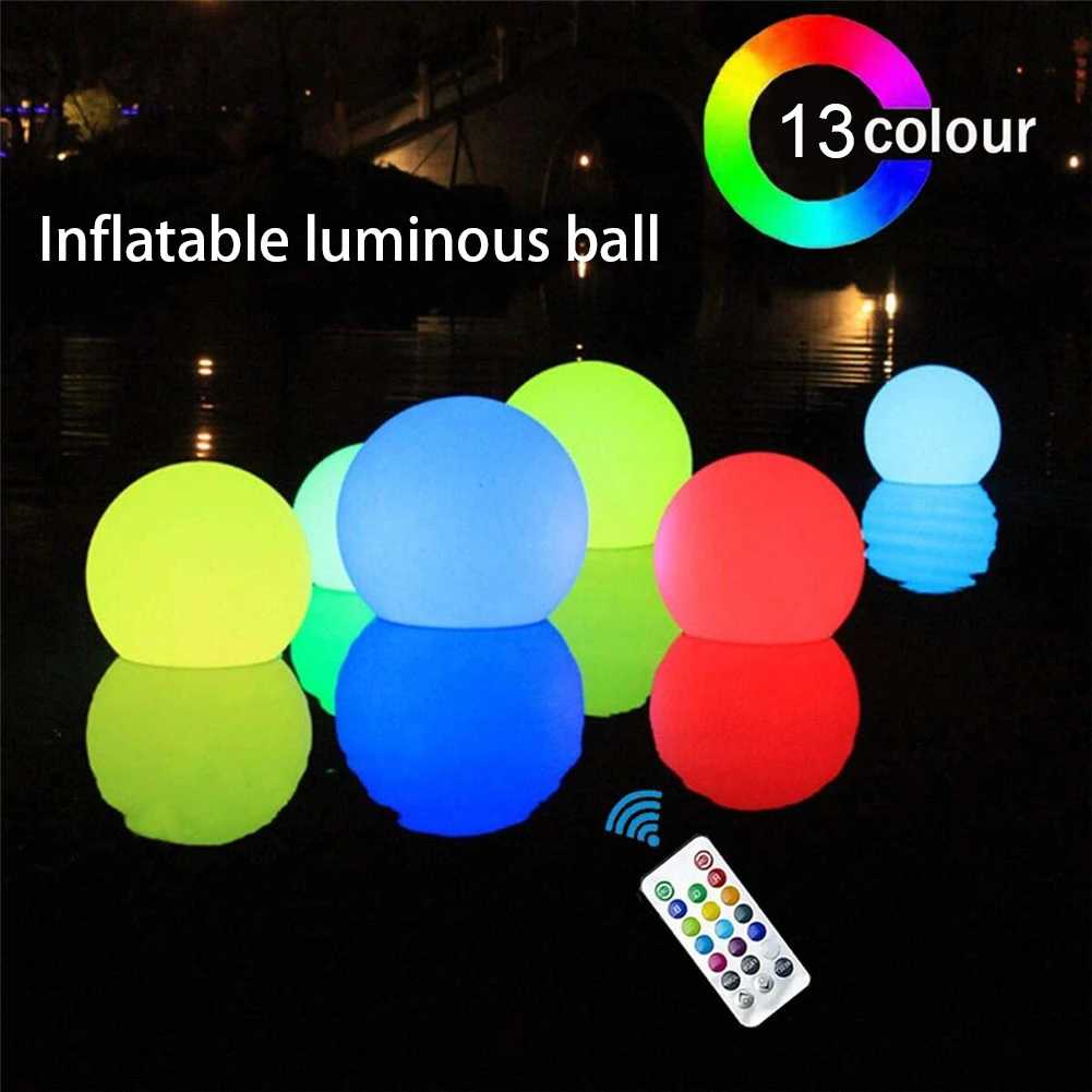 Inflatable Luminous Ball Waterproof Remote Control LED Colorful Beach Ball Great Gifts for Children
Inflatable Luminous Ball Waterproof Remote Control LED Colorful Beach Ball Great Gifts for Children