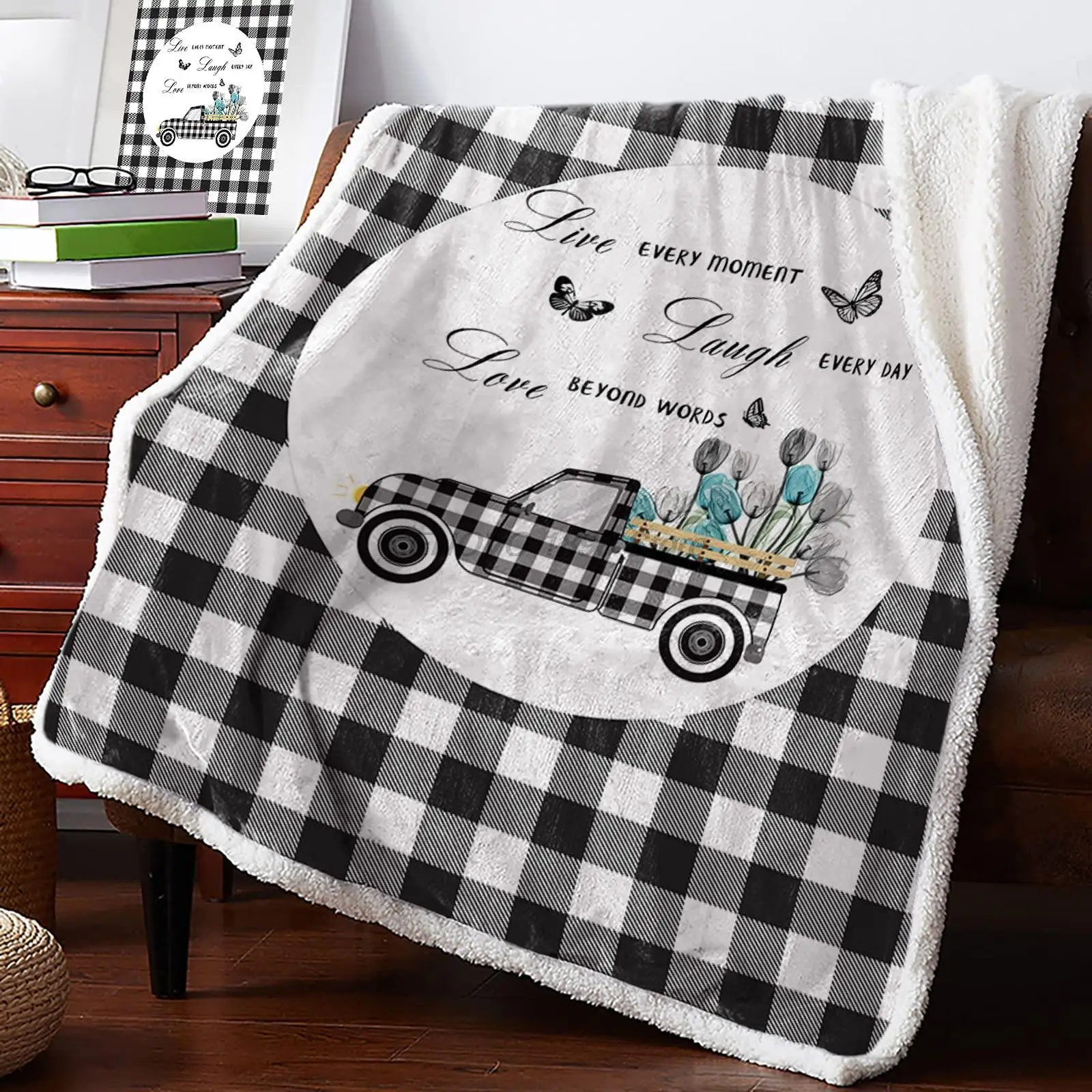 Luxury Fleece Throw Blanket for Couch, Thick Fuzzy Fluffy Soft Cozy Bed Blanket, Reversible Sherpa Fleece Blanket for Sofa Chai
Luxury Fleece Throw Blanket for Couch, Thick Fuzzy Fluffy Soft Cozy Bed Blanket, Reversible Sherpa Fleece Blanket for Sofa Chai
