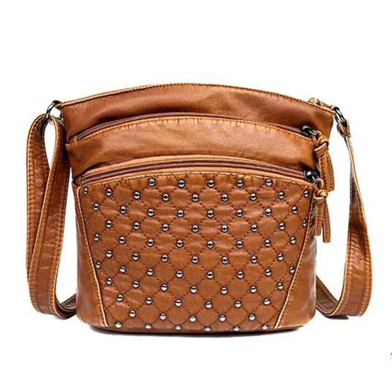 Women Casual Shoulder Rivet Bags Luxury Purse Female PU Soft Leather Bag Women's Pillow Crossbody Bag
Women Casual Shoulder Rivet Bags Luxury Purse Female PU Soft Leather Bag Women's Pillow Crossbody Bag