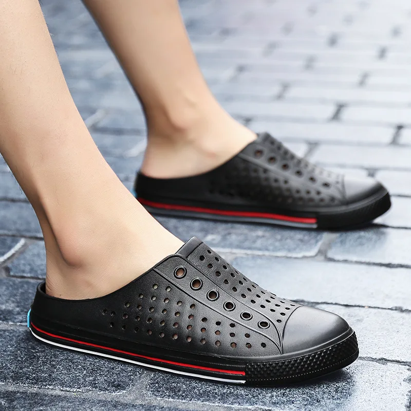 Summer new couple hole shoes sandals men's breathable beach shoes comfortable hollow lazy half slippers women
Summer new couple hole shoes sandals men's breathable beach shoes comfortable hollow lazy half slippers women