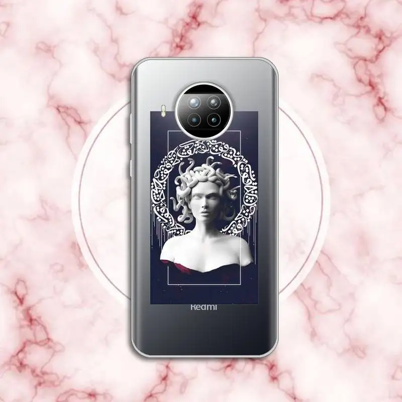 Creative Art Stone Carving Aesthetics Medusa David Phone Case Transparent for Xiaomi Redmi note 10 t 8 9 pro lite 11
Creative Art Stone Carving Aesthetics Medusa David Phone Case Transparent for Xiaomi Redmi note 10 t 8 9 pro lite 11
