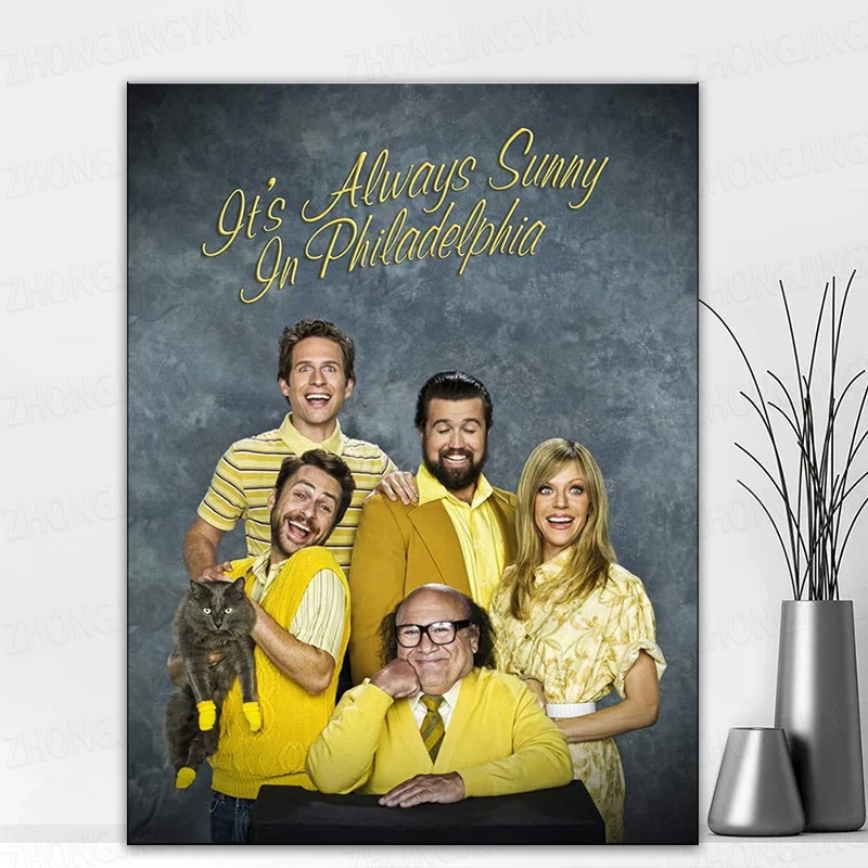 Плакат с надписью It Always Sunny в Филадельфии Постер Дэнни ДеВито картина для