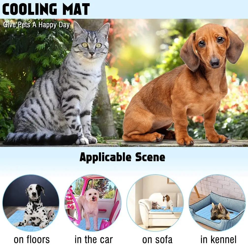 Dog Mat Cooling Summer Pad Mat For Dogs Cat Blanket Sofa Breathable Pet Soft Bed Summer Washable For Small Medium Large Dogs Car
Dog Mat Cooling Summer Pad Mat For Dogs Cat Blanket Sofa Breathable Pet Soft Bed Summer Washable For Small Medium Large Dogs Car