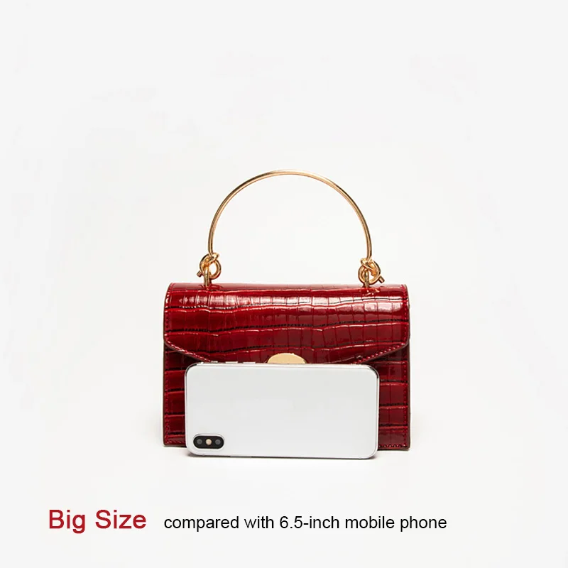 Women Vintage Style Stone Pattern PU Leather Crossbody Bags 2021 Mini Shoulder Bag With Metal Handle Design Lady Travel Handbag
Women Vintage Style Stone Pattern PU Leather Crossbody Bags 2021 Mini Shoulder Bag With Metal Handle Design Lady Travel Handbag